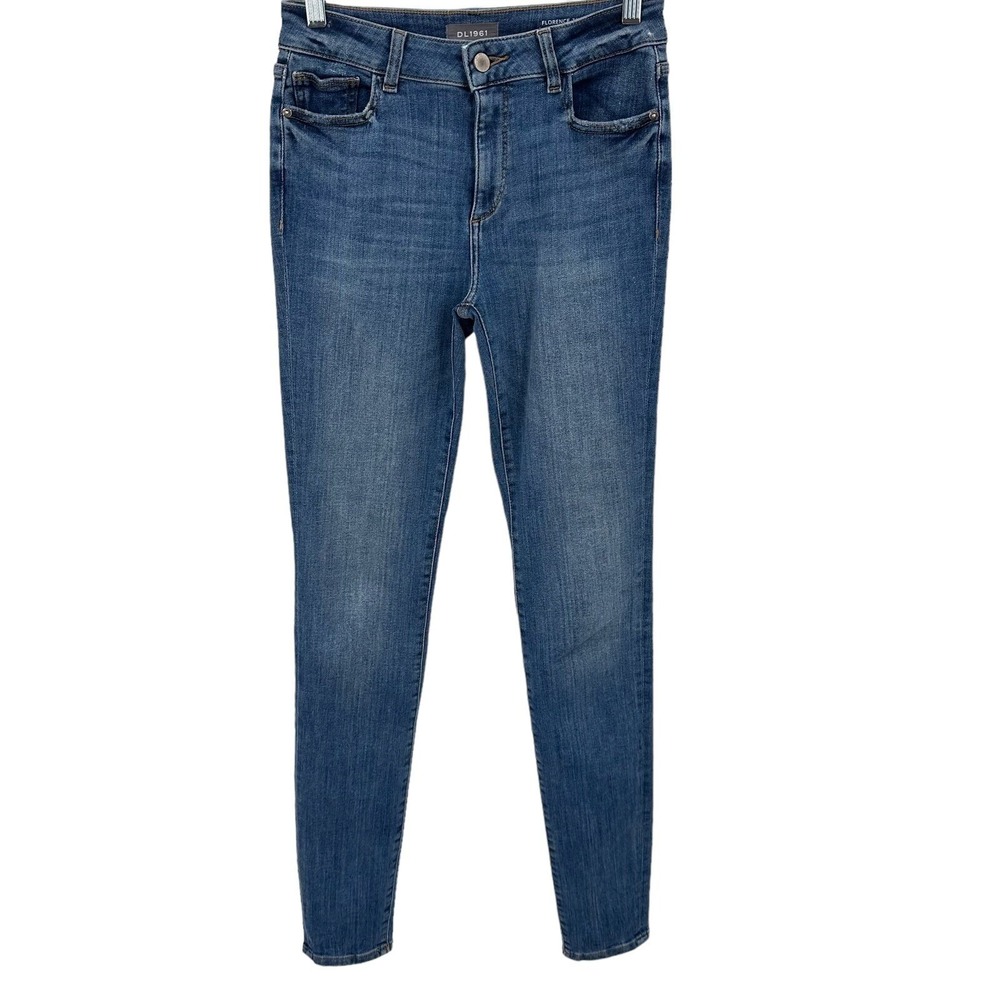 DL1961 Florence Instasculpt Skinny Jeans Knox Wash Mid Rise Distressed Denim 27